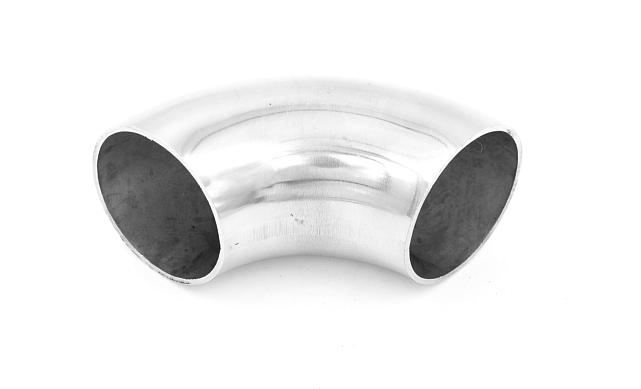 Отвод поручня под сварку Ø38.1х1.45 мм, 90°, полированный 400 Grit, (AISI 201) k095-6 Отвод поручня под сварку Ø38.1х1.45 мм, 90°, полированный 400 Grit, (AISI 201) k095-6