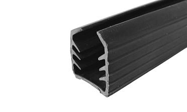 Уплотнитель в поручень с пазом 24х24 для стекла 12 мм, EPDM Фk301 купить в Краснодаре