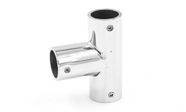 Соединитель-тройник для трубы 19 мм, нержавеющая сталь AISI 304, полированная t902 PSS купить в Краснодаре