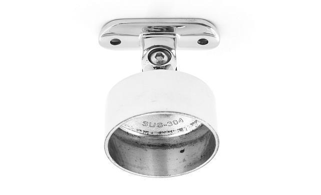 Наконечник шарнирный на стойку Ø50.8 мм, под поручень Ø50.8 мм, наружный, литой, полированный, нержавеющий (AISI 304) k326-4 2