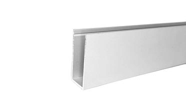 П-образный профиль 40 мм верхний, алюминиевый анодированный, длина 3000 мм т24 AL  купить в Краснодаре