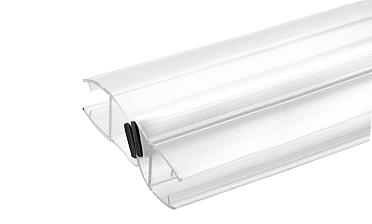 Комплект уплотнителей для стекла в душевую кабину (2 шт.), стекло-стекло 10 мм, с магнитом 135°, 2200 мм t228 купить в Краснодаре