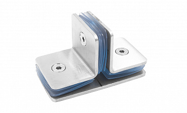 Коннектор для душевой кабины на 3 стекла шлифованный t727-2 SSS  купить в Краснодаре