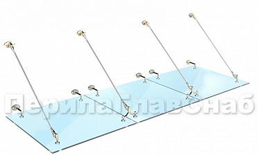 Комплект фурнитуры для козырька 1200х3700 (на вантах/тягах) k671-12-37 купить в Краснодаре Комплект фурнитуры для козырька 1200х3700 (на вантах/тягах) k671-12-37 купить в Краснодаре