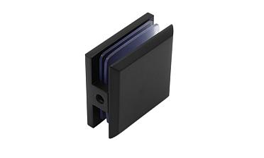  Коннектор для душевой кабины стена-стекло 45х45, вырез 67, цинк, черный t730 BZn купить в Краснодаре