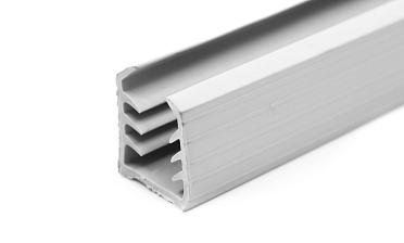 Уплотнитель в поручень с пазом 27х30 для стекла 8+8мм, EPDM (палки по 3м) СЕРЫЙ Фk307-G купить в Краснодаре