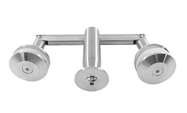 Крепление двойное с рутелями к тяге, AISI 304 k628 купить в Краснодаре