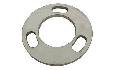 Фланец стойки 42.4/80 х 5 (4,3) х AISI 304 #200 3 отв х М10 х 20 k116-42-4 купить в Краснодаре