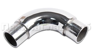 Отвод трубы Ø25.4 мм со вставками, удлиненный, полированный (AISI 304) k325-3 купить в Краснодаре