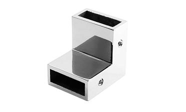 Соединитель труба-труба 90°, для трека 30х10 мм, AISI 304, полированный t460 PSS купить в Краснодаре