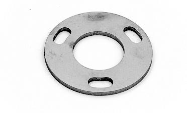 Фланец стойки 50/90х3 мм, 3 отв. М10х20, черный металл k116-50-9 купить в Краснодаре