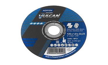 Отрезной круг 125х22х1 Нортон Вулкан Ф-0143 купить в Краснодаре