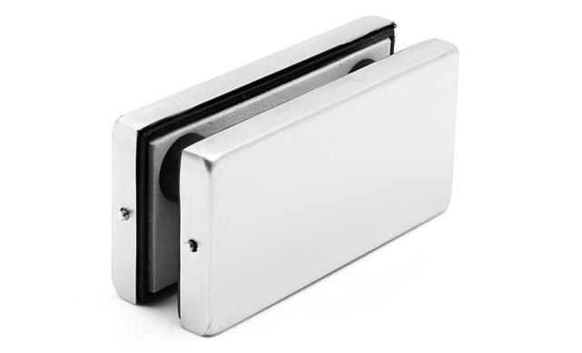 Коннектор стена-стекло 53х106, шлифованный t195 SSS