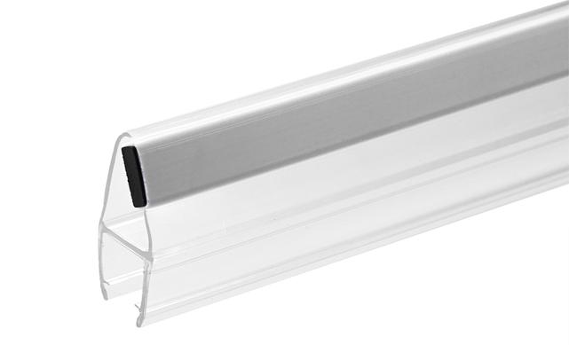 Комплект уплотнителей для стекла 8мм (2 шт.), прозрачный, стекло-стекло, с магнитом 135°, 2,2 м. t208-2 2