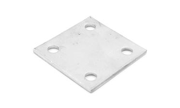 Фланец стойки 71х71х5 (4.3), AISI 304, 4 отв. М10 k115-4  купить в Краснодаре