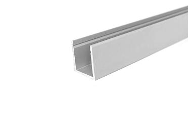 П-образный профиль 20 мм нижний, алюминиевый анодированный, длина 3000 мм т22 AL  купить в Краснодаре