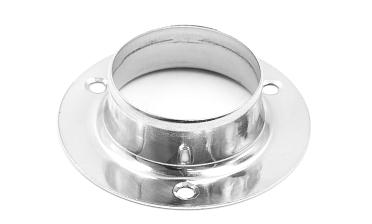 Фланец штампованный, полированный для Ø50.8 мм, толщина 1.2 мм (AISI 304) ЭКОНОМ k532-2 купить в Краснодаре