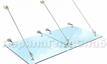 Комплект фурнитуры для козырька 1800х1800 (на вантах/тягах) k671-18-18 купить в Краснодаре Комплект фурнитуры для козырька 1800х1800 (на вантах/тягах) k671-18-18 купить в Краснодаре