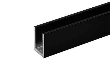 П-образный профиль 19x13, L=2200, алюминий ,черный t756 BL купить в Краснодаре  П-образный профиль 19x13, L=2200, алюминий ,черный t756 BL купить в Краснодаре