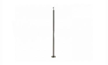 Готовая стойка Ø38,1 мм, с фланцем и наконечником, высота 950 мм, полированная (AISI 304) k702 купить в Краснодаре