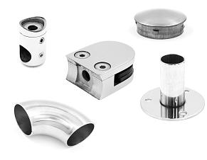 Комплектующие для лестниц, перил и ограждений AISI 316 купить в Краснодаре