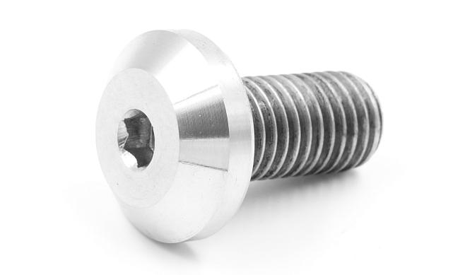 Крепежный винт с резьбой М18 для крепления спайдера, длина 50 мм, шаг резьбы 2,5 мм (AISI316) k652-2