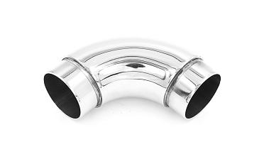 Отвод поручня под Ø38.1х110х1.5 мм, 90°, литой, полированный 600 Grit, с двумя установочными кольцами, (AISI 316) k059-4 купить в Краснодаре