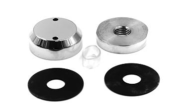 Комплект торцевого крепления несущего стекла, полированный, литой. AISI 304 k277-6  купить в Краснодаре