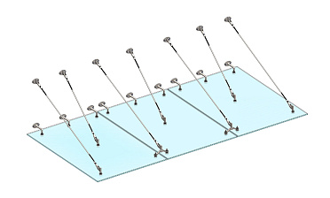 Комплект фурнитуры для козырька 1800х3700 (на вантах/тягах) k671-18-37 купить в Краснодаре Комплект фурнитуры для козырька 1800х3700 (на вантах/тягах) k671-18-37 купить в Краснодаре