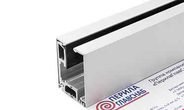 Профиль алюминиевый зажимной для стекла 8-12 мм, АНОД с отверстием, длина 3 м т40-7 AL купить в Краснодаре
