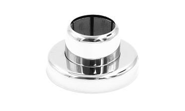 Цанга под трубу Ø38.1 мм, полированная #600, AISI 304, 3 отв.Ø7 мм, 3 отв. Ø9 мм, k026  купить в Краснодаре