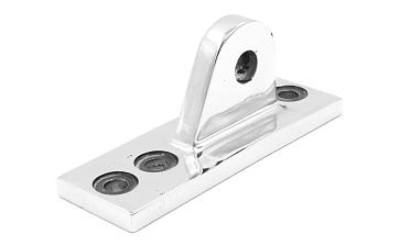 Крепление ванты(тяги) козырька к стойке алюминиевого фасада, AISI 304,литое,полированное, k610 купить в Краснодаре