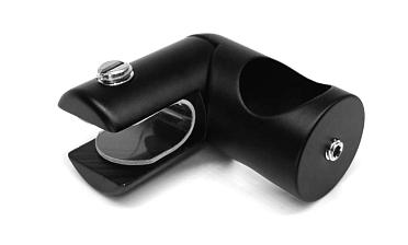 Держатель стекла сквозной боковой, для трубы 19 мм, черный, t912 Bl купить в Краснодаре