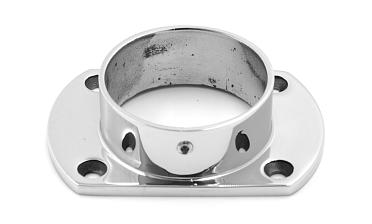 Фланец укороченный, литой, полированный, для трубы Ø50.8 мм, полированный, (AISI 304) k094 купить в Краснодаре