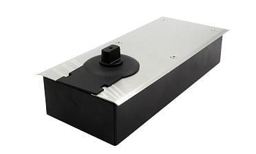 Доводчик для стеклянной двери напольный, шлифованный EN2 250 тыс. циклов 115гр (дверь 800мм  до 80 кг) t186 SSS купить в Краснодаре