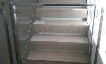 Зажимные одностворчатые калитки из нержавеющей стали со стеклом купить в Краснодаре