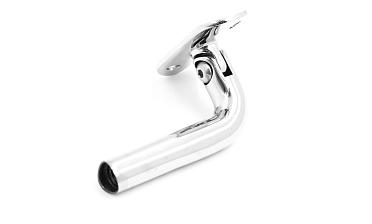 Держатель поручня выносной на стойку, с регулируемым ложементом под трубу Ø50.8 мм, полированный, (AISI 304) k261-4 купить в Краснодаре