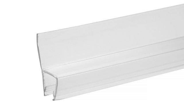 Уплотнитель для стекла в душевую кабину 8 мм, стекло-стекло 2200 мм t203