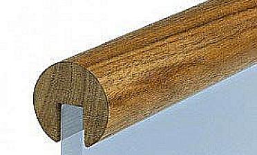 Поручень деревянный из Ясеня Ø50мм С ПАЗОМ, премиум Ф-1630 купить в Краснодаре