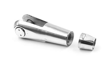 Наконечник ванты (тяги) с резьбой М16 правый, литой , полированный (AISI316) k661-16-R купить в Краснодаре