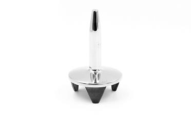 Наконечник палец (солдатик) на стойку Ø50.8х1.5 мм, без ложемента, удлиненный 70 мм, облегченный, литой, полированный, нержавеющий AISI 304 k557 купить в Краснодаре