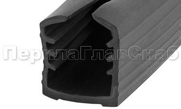 Уплотнитель в поручень с пазом 27х30 для стекла 10 мм, EPDM Фk305 купить в Краснодаре