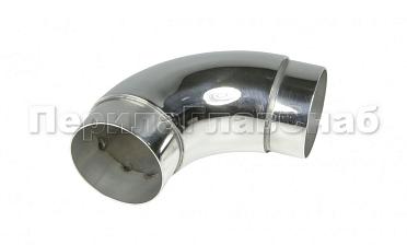Отвод поручня с двумя установочными кольцами Ø50.8х125 AISI 304 k052-8 купить в Краснодаре