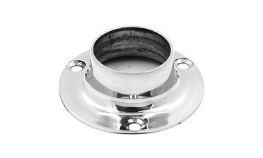 Фланец штампованный, для трубы Ø38.1 мм, полированный, внешний диаметр Ø76 мм, толщина 2 мм (AISI 304) k533 купить в Краснодаре