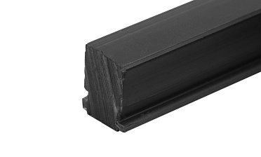 Подставка для стекла в профиль т40, материал ТЭП, цвет черный т40-05 купить в Краснодаре Подставка для стекла в профиль т40, материал ТЭП, цвет черный т40-05 купить в Краснодаре