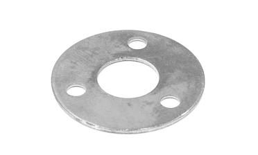 Фланец стойки большой 32/81 х 3 мм, 3 отв х М10 х 20, черный металл k116-32-9 купить в Краснодаре