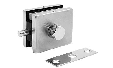 Защелка с ответной частью на стену и пол, шлифованная, вырез 17 t138 SSS купить в Краснодаре