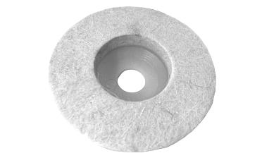 k427-4 войлок белый Ø85х8 мм очищенный, для тонкой полировки 11 000 rpm, Premium купить в Краснодаре