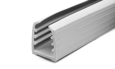 Уплотнитель в поручень с пазом 24х24 для стекла 8+8мм, EPDM (палки по 3м) СЕРЫЙ Фk303-G купить в Краснодаре