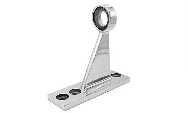 Крепление козырька к стойке алюминиевого фасада, AISI 304, литое , полированное, k611 купить в Краснодаре